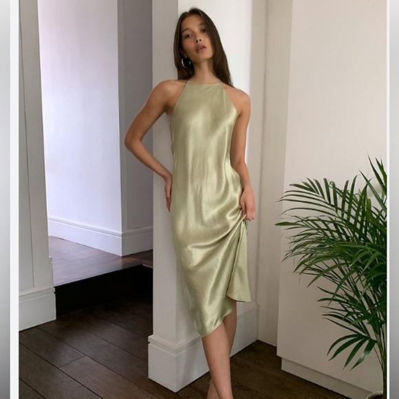 Babaton Lato Dress in Fawn Pink - Picture 1 of 4